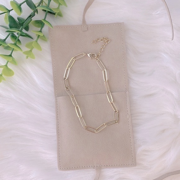 Jewelry - 14K Gold Filled‎ Paper clip Anklet